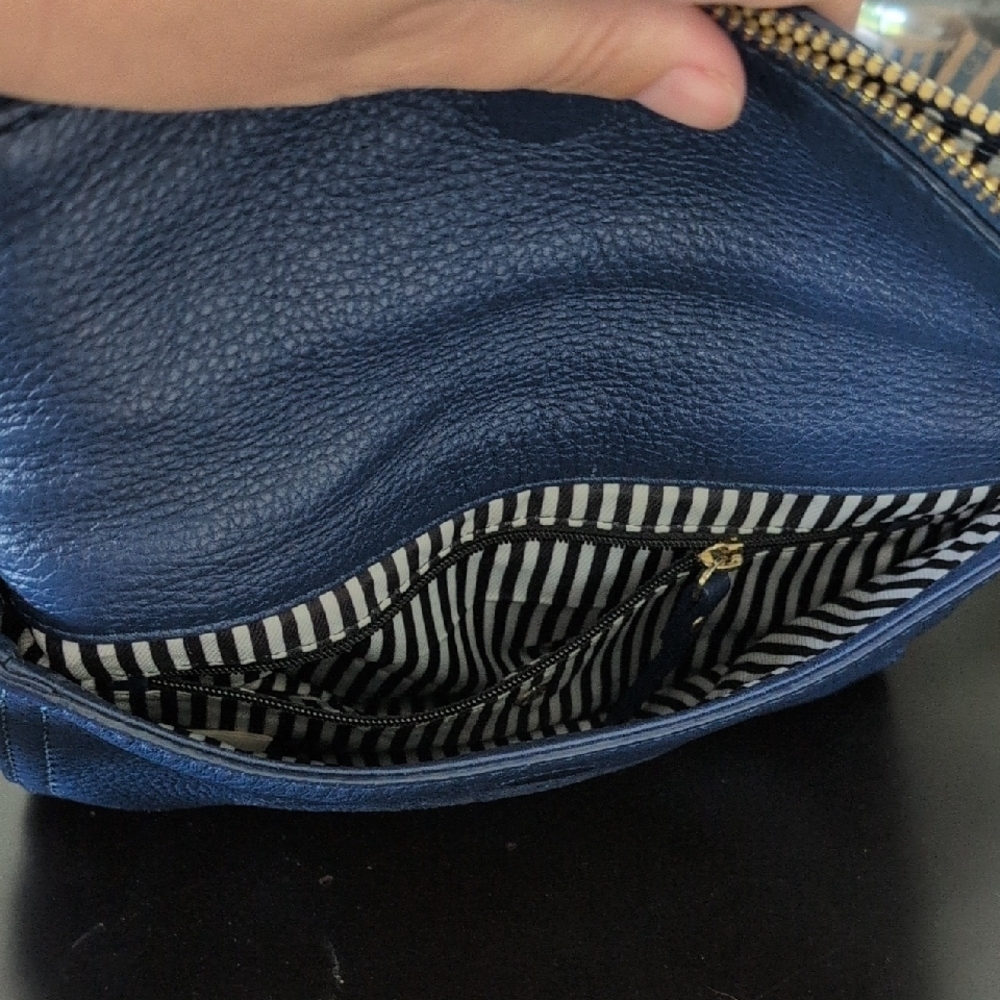 Kate Spade Blue Crossbody Bag with Gold Hardware - Picture 4 of 6